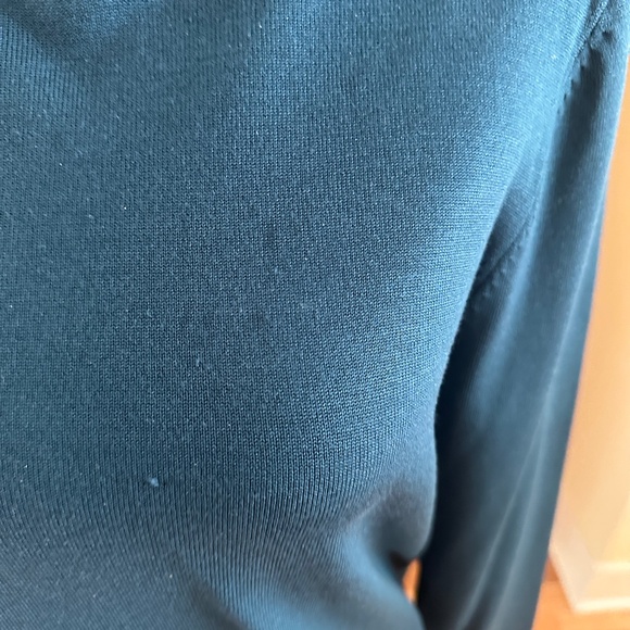 Pendleton Sweater Set Cardigan and Long Sleeve Sweater Teal Gray Womens Size M/L - Picture 15 of 16